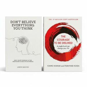 Don't Believe Everything You Think & The Courage to Be Disliked Book Bundle